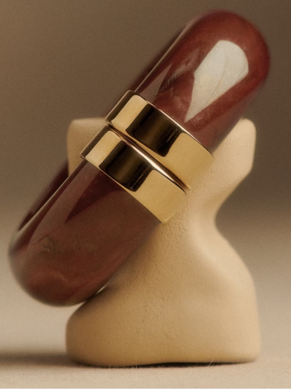 Sezane Leo Bracelet Brown - Size TU